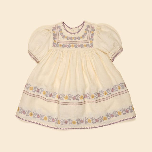 +Apolina+ PATSY RIBBONS DRESS | CREAM