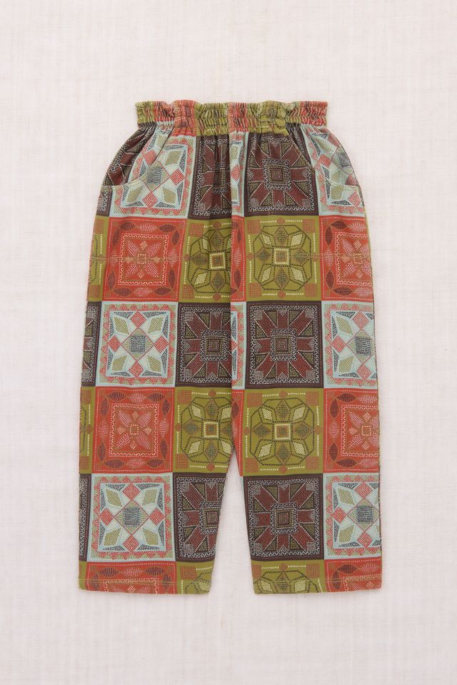 +Misha&Puff+ Camp Pant - Chili Spice Cross Stitch