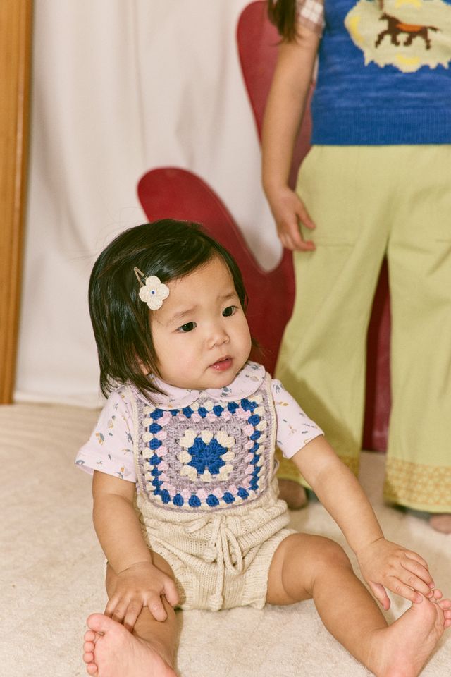 +Misha&Puff+ BABY PETIT COLLAR ONESIE | AURA CIRCUS