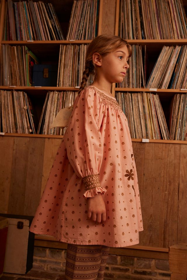 +Apolina+ CECE SMOCK DRESS - MEADOW CALICO RIBBON
