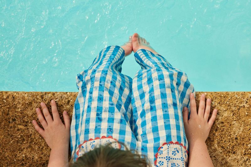 +Hello Simone+ Mouna pants Ibiza blue | 6y