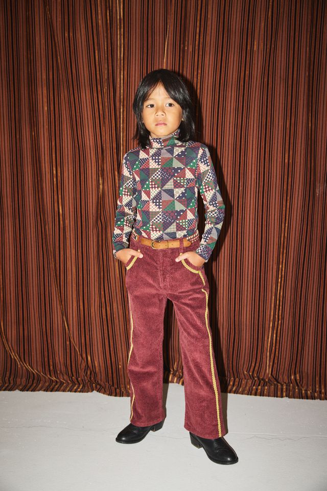 +Misha&Puff+ Turtleneck - Madder Root Patchwork