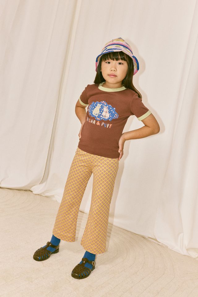トップス Misha&Puff BARN CATS COLLAGE RINGER TEE Misha&Puff+ BARN CATS COLLAGE RINGER TEE | COLA – slow. editions