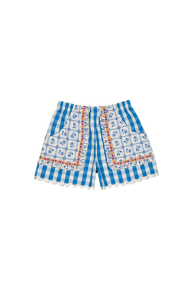 +Hello Simone+ Talitha short Ibiza blue