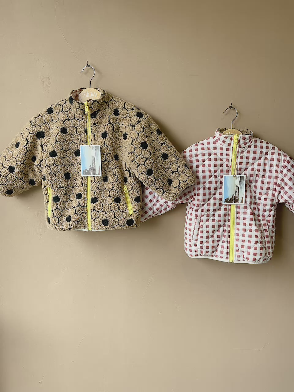FISH&KIDS+ TEDDY BEAR REVERSIBLE JACKET – slow. editions
