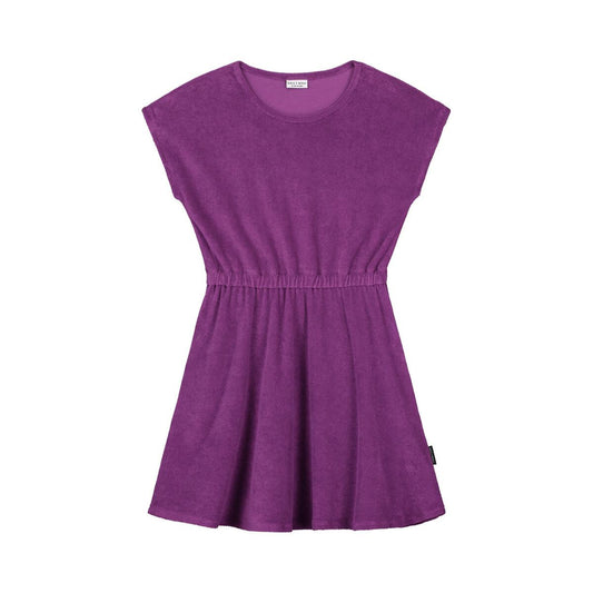 +Daily Brat+ Kylie towel dress sparkling grape | 1-2y