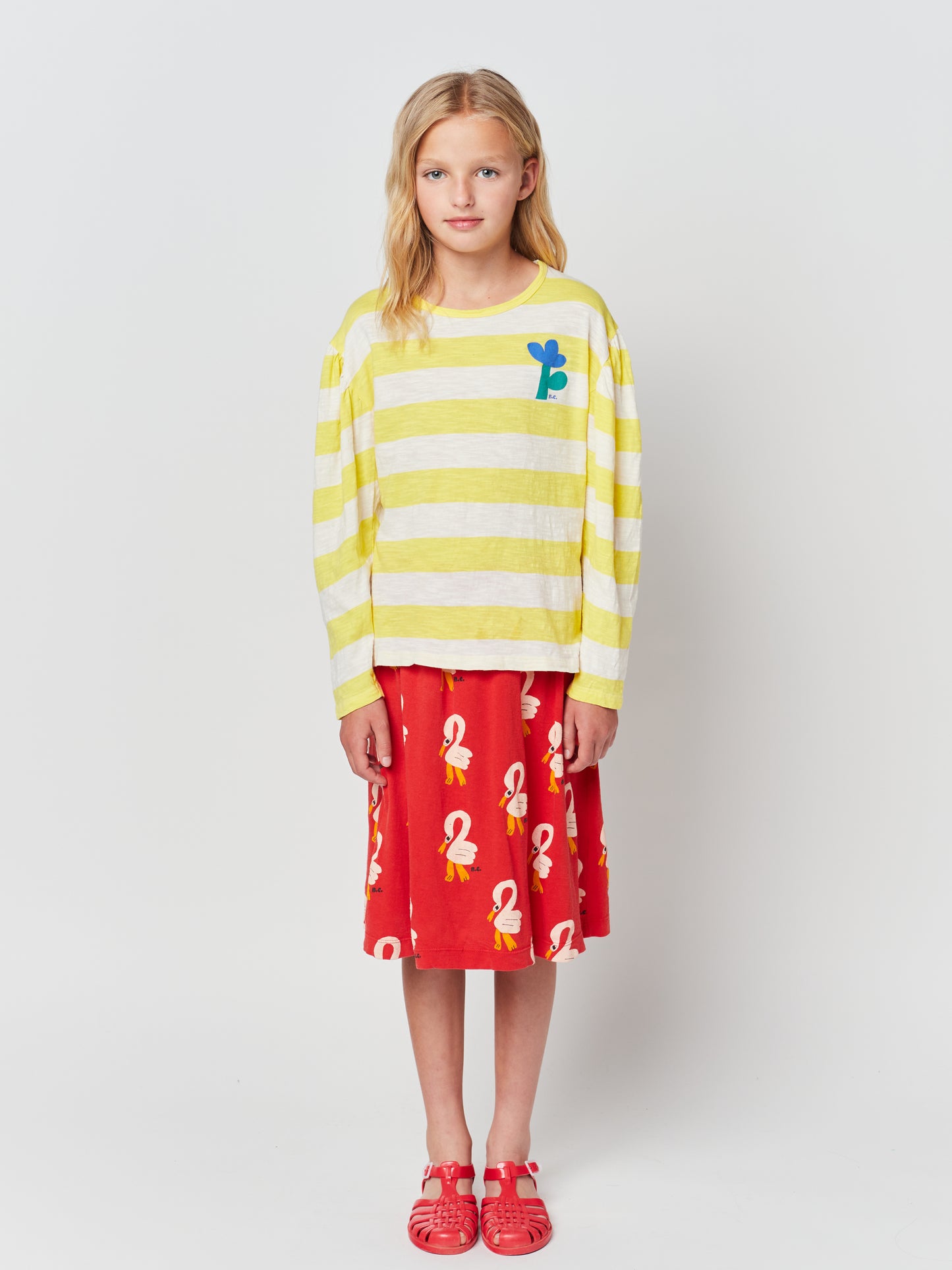 BB.Choses Pelican all over midi skirt | 12-13y