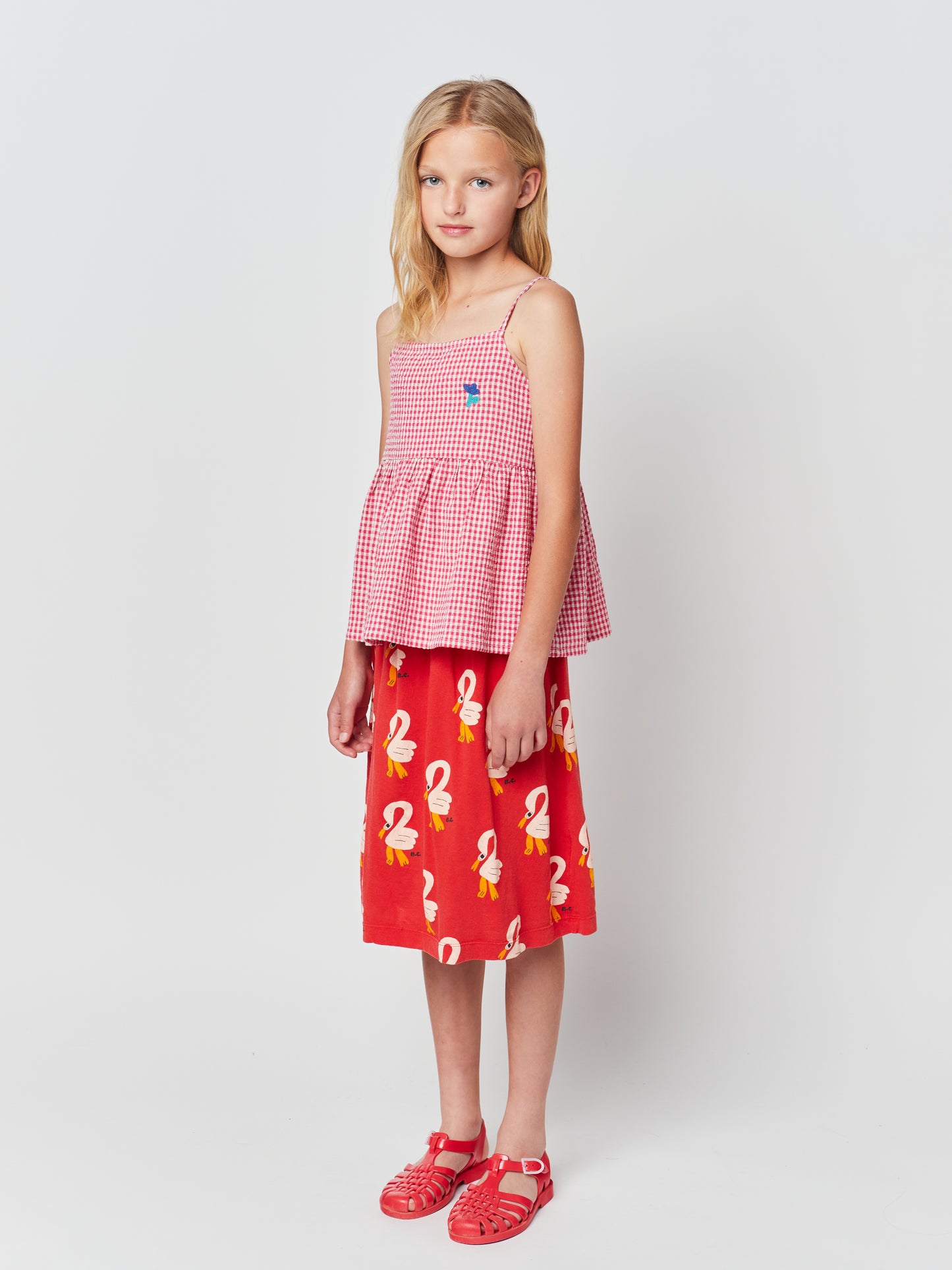 BB.Choses Pelican all over midi skirt | 12-13y
