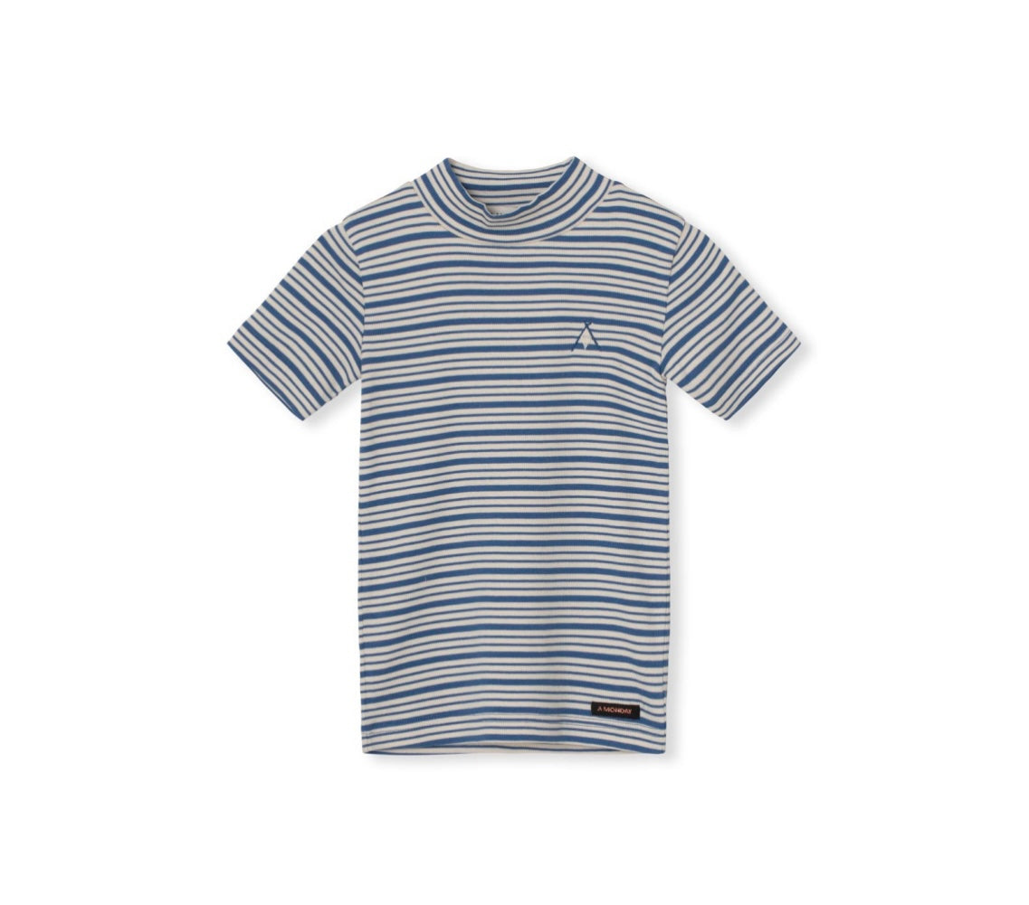 +A Monday in Copenhagen + Agnes T-shirt - Blue Stripe