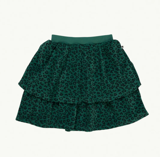 +Maed for mini+ LEAFY LEOPARD / SKIRT | 2y