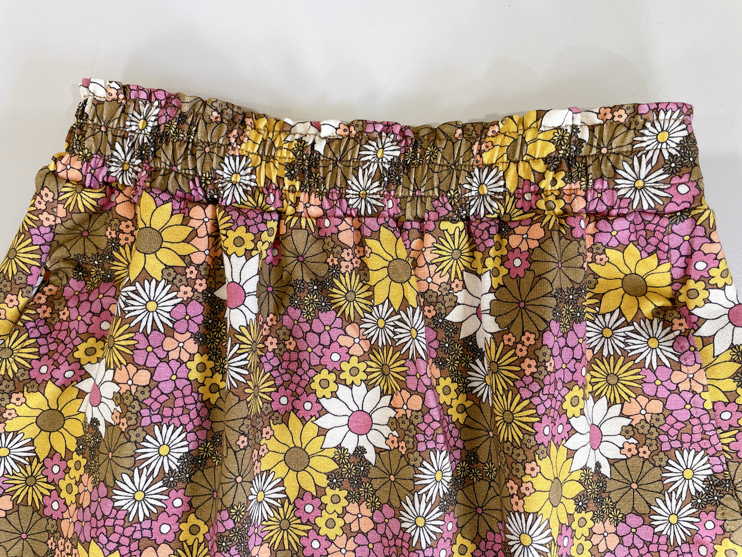 +Hundred Pieces+  Organic Cotton Retro Flower Maxi Skirt - ERIN