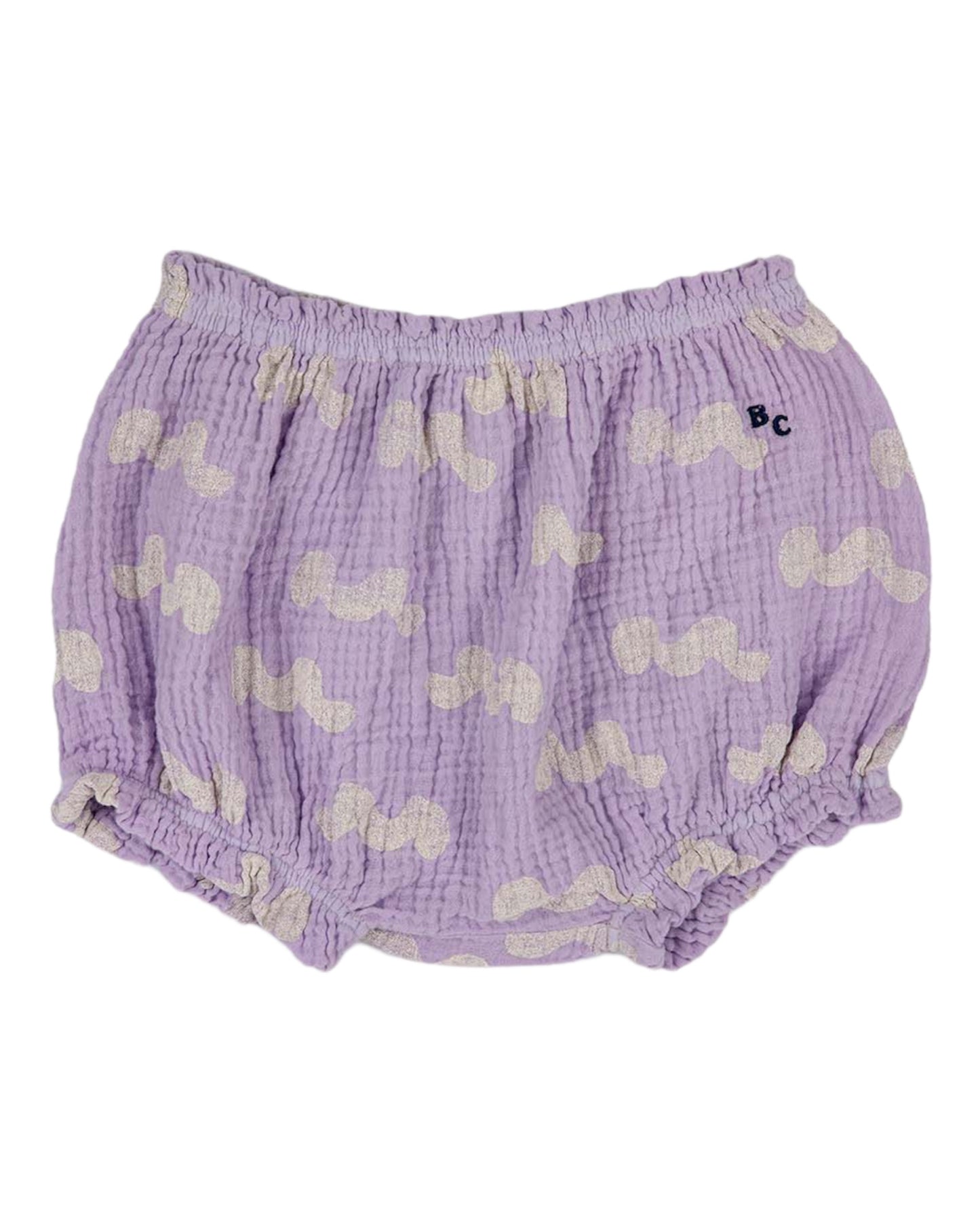 +Bobo Choses+ Waves all over woven ruffle bloomer