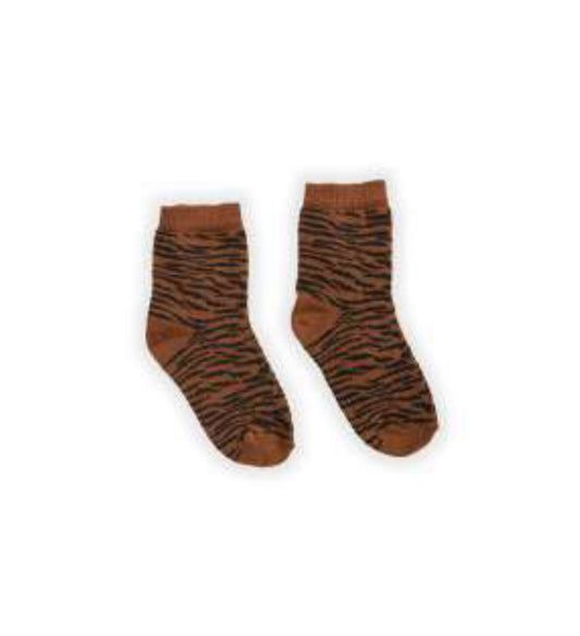 //SPROET&SPROUT// Socks tiger - caramel