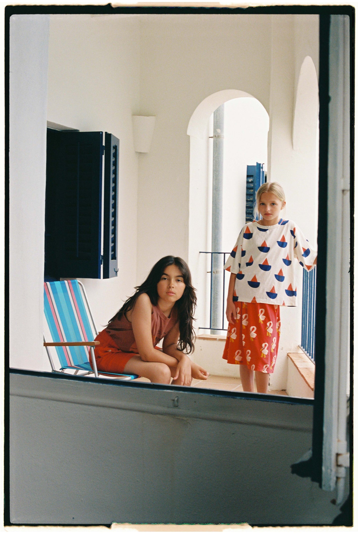 BB.Choses Pelican all over midi skirt | 12-13y
