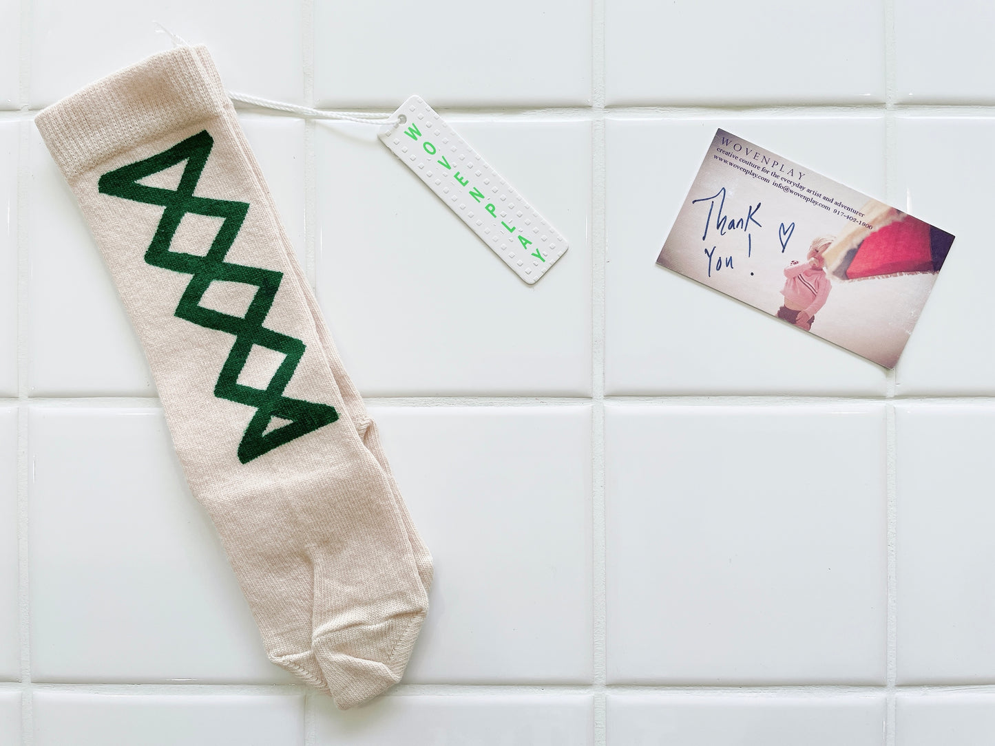 +WOVENPLAY+ Ribbon Socks